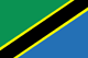 Tanzania : Landets flagga (Liten)