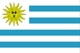 Uruguay : La landa flago (Malgranda)