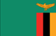 Zambia : Landets flagga (Liten)