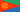 Eritrea : Landets flagga (Mini)