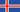 Iceland : ქვეყნის დროშა (მინი)