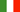 Italy : Baner y wlad (Mini)