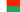 Madagascar : Landets flagga (Mini)