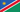 Namibia : Landets flagga (Mini)