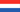 Netherlands : Maan lippu (Mini)