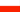 Poland : Maan lippu (Mini)