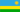 Rwanda : Landets flagga (Mini)