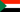 Sudan : Landets flagga (Mini)