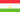 Tajikistan : Baner y wlad (Mini)