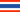 Thailand : Bandeira do país (Mini)