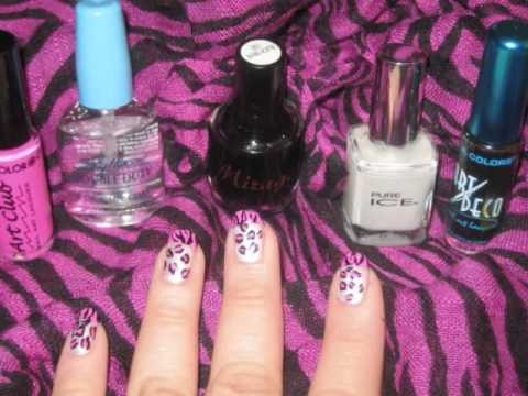 Zebra » ~Zebra~Leopard Nail Tutorial~