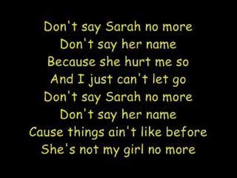 Wave » Wave-Don't say Sarah (with lyrics)