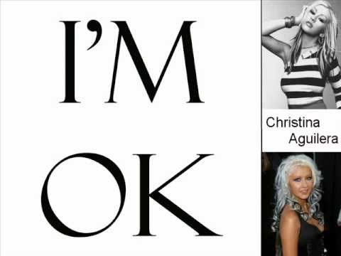 Christina Aguilera » Christina Aguilera - I'm O.K. (Lyrics On Screen)