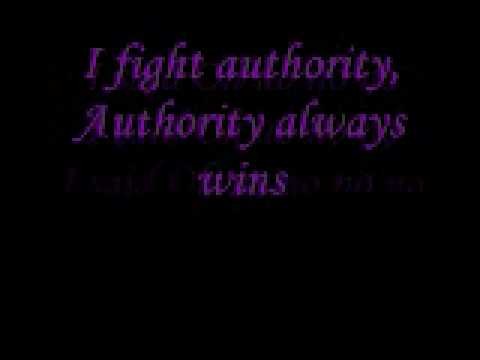 John Mellencamp » John Mellencamp Authority Song lyrics