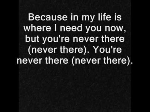 Hoobastank » Hoobastank - Never There w/lyrics