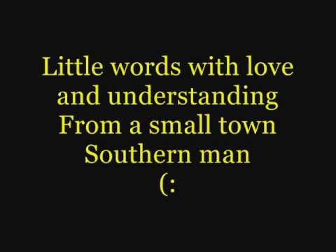 Alan Jackson » Alan Jackson- Small Town Southern Man (Lyrics)