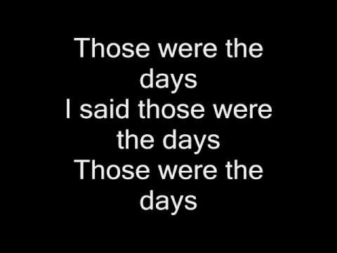 Aaliyah » Aaliyah - Those Were The Days Lyrics
