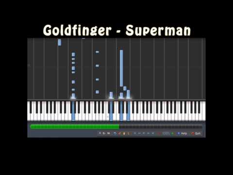 Goldfinger » Goldfinger - Superman Music Notes and MIDI
