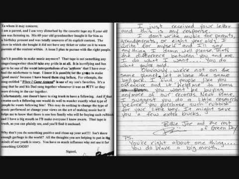 Green Day » Green Day - Reject COMPLAINT LETTER!!