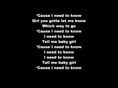 Marc Anthony » Marc Anthony I Need To Know (Lyrics)