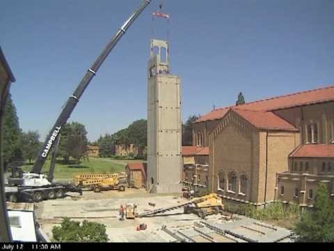 Angel » Mt. Angel Abbey Bell Tower Construction 2007