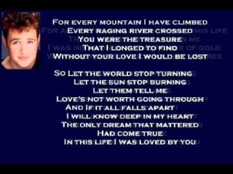 Michael Ball » Michael Ball - In This Life ( + lyrics 1994)