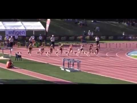Sally Pearson 100m Outdoor Season Opener runs 11.16 (+1.8) Canberra Track C