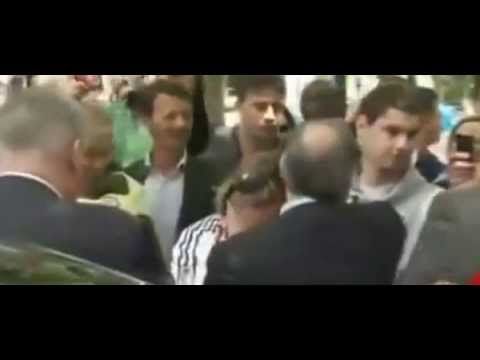 Florentino PÃ©rez 'consolÃ³' a una aficionada del Real Madrid regalandole u